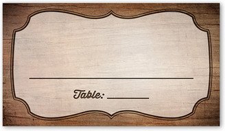 Wedding Place Cards: Rustic Romance Wedding Place Card, Brown, Placecard, Matte, Signature Smooth Cardstock