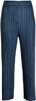 Pleated Cropped Trousers-AC