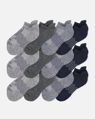 Everyday Cotton Marl Ankle Socks (12-pack)