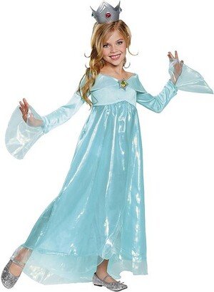 Girls' Super Mario Bros. Rosalina Deluxe Costume - Size - Blue