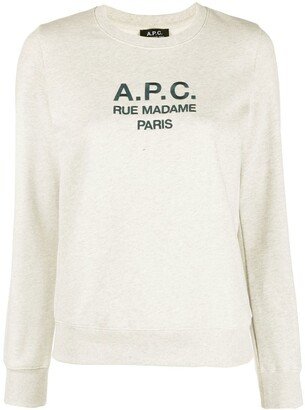 Logo-Print Cotton Sweatshirt