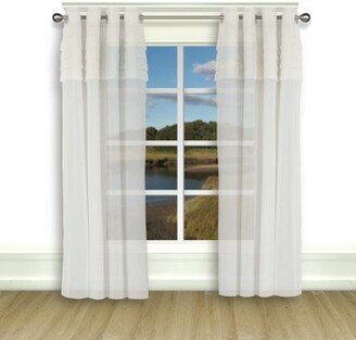 Geneva Pleated 2 Tone Grommet Panel