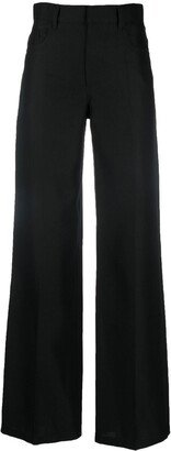 High-Waisted Tailored Trousers-AV