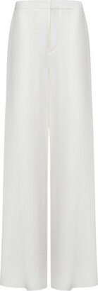 High Waist Wide Leg Trousers-AX