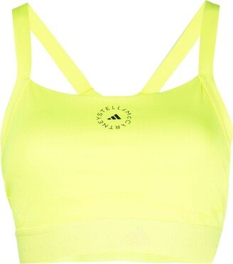 True Purpose logo-print sports bra