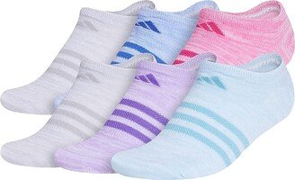 Superlite 6-Pack No Show (White/Icey Blue/Preloved Blue) Women's No Show Socks Shoes