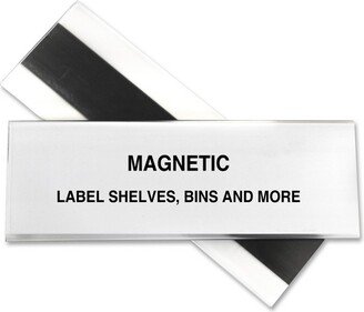 C-Line Label Holder Magnetic f/ Shelf/Bin 2x6 10/BX Clear 87247