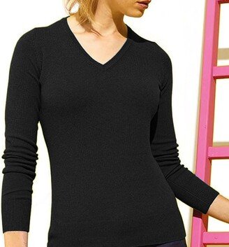 Asquith & Fox Womens/Ladies V-Neck Sweater