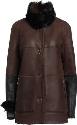 WERNER CHRIST Coat Dark Brown