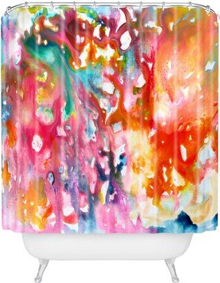 Stephanie Corfee Fast and Loose Shower Curtain Daring