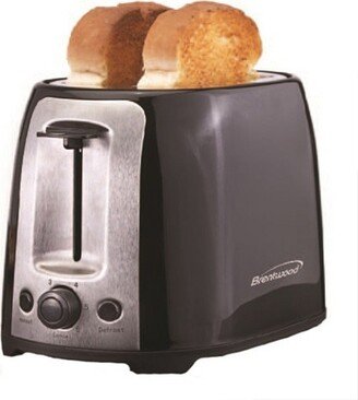 2 Slice Cool Touch Toaster in Black and Stainless Steel