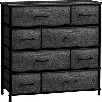 8 Drawers Dresser - Rustic Black