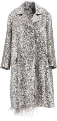 Sequin Long-Sleeved Coat