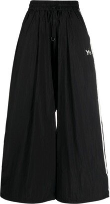 Logo-Print Wide-Leg Track Pants-AB