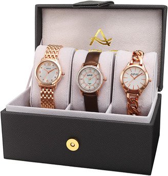 Women's Set Of 3 Watches