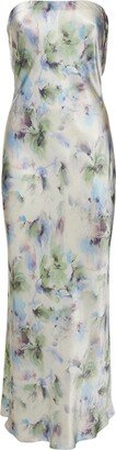 Moondance printed viscose midi dress