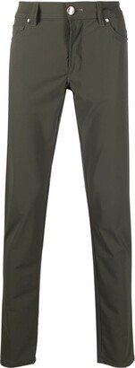 Mid-Rise Straight-Leg Chinos-AG