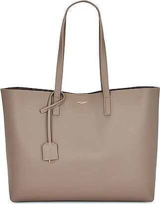 East West Shopping Tote Bag in Taupe