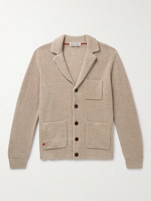 Ribbed Cashmere Cardigan-AC