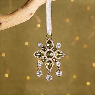 Starry Bejeweled Dangle Ornament-AA