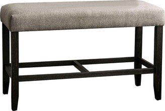 BM230626 25 in. Padded Wooden Counter Height Bench