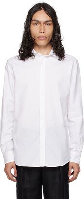 White Spread Collar Shirt-AA