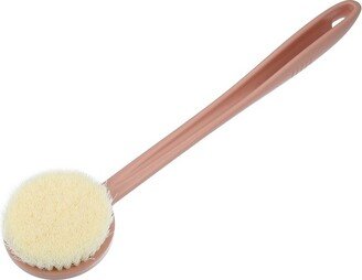 Unique Bargains Skin Exfoliating PP Back Scrubber with Long Handle Bath Brush 1 Pc Pink