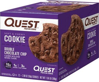 Quest Nutrition Protein Cookie - Double Chocolate Chip - 12ct (Product May Vary)