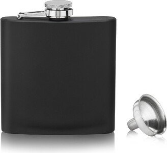 TrueFlask 6 oz Matte Black Flask