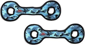 Tuffy Ultimate Tug-o-War Camo Blue, 2-Pack Dog Toys