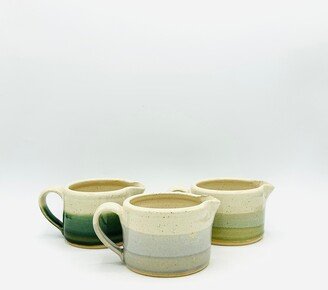 Two-Toned Ceramic Creamer/Mini-Pitcher By Amy Schnitzer