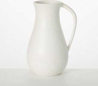 Sullivans 10 White Chiffon Stone Pitcher