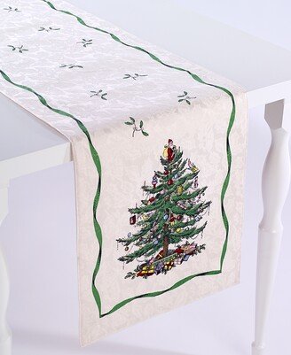 Christmas Tree Ivory/Green 90 Runner