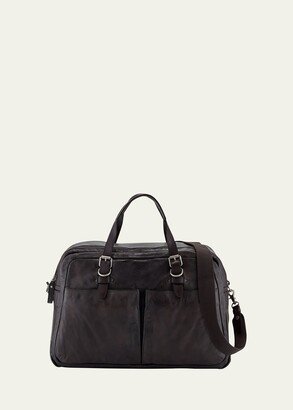 Men's Murray Leather Duffel Bag-AA