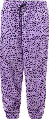 Gazzybygazzo Lavender Squiggle Unisex Track Pants