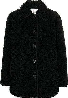 Quilted Faux-Shearling Jacket