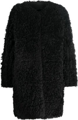 Paola reversible faux-shearling coat