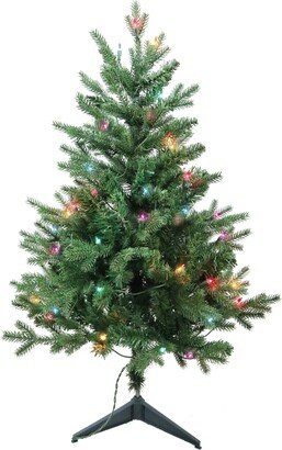 3' Pre-Lit Incandescent Jackson Pine Tree