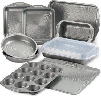 10pc Bakeware Nonstick Set Gray