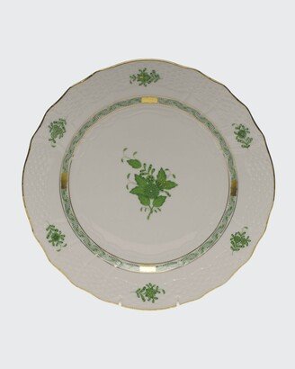 Chinese Bouquet Green Service Plate-AA