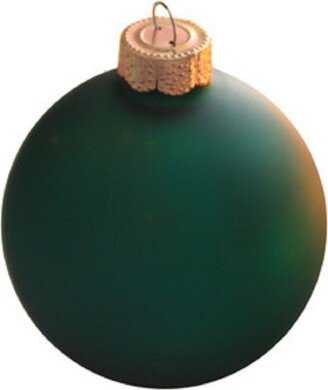 Whitehurst Matte Glass Christmas Ornaments, Box of 8