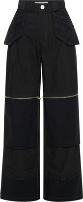 Workwear straight-leg trousers-AA