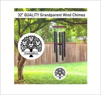 Personalized Wind Chime, Gift, Grandparent Chimes, Mother's Gifts, Thank You Custom Gift