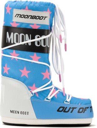 Icon Retrobiker star-print boots