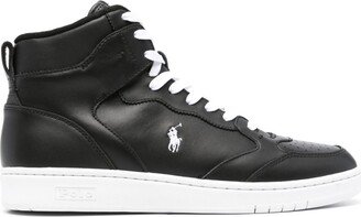 Logo-Embroidered High-Top Sneakers-AA