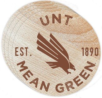 North Texas Wood Coaster Engraved 4-Pack