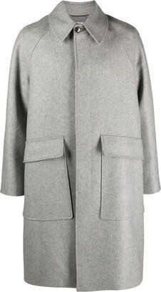 PT Torino Single-Breasted Wool-Blend Coat
