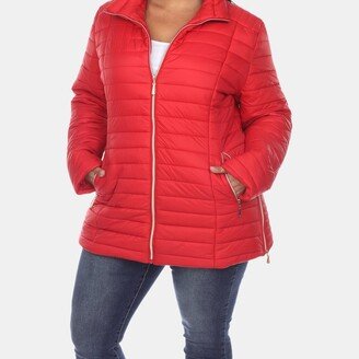 Plus Size Puffer Coat-AA