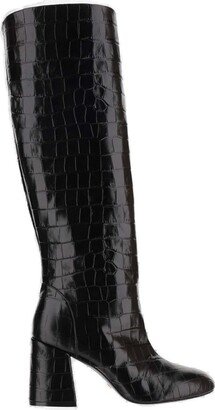 Almond-Toe Knee-High Boots-AA