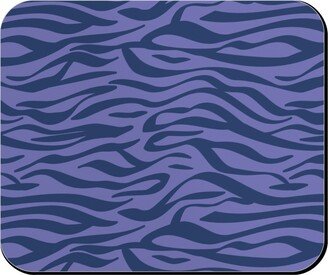 Mouse Pads: Zebra Animal Print - Purple Mouse Pad, Rectangle Ornament, Purple